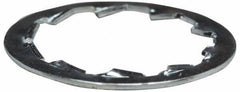 Made in USA - 7/8" Screw, 0.918" ID, Stainless Steel Internal Tooth Lock Washer - 1.386" OD, Uncoated, Grade 410 - Exact Tool & Supply
