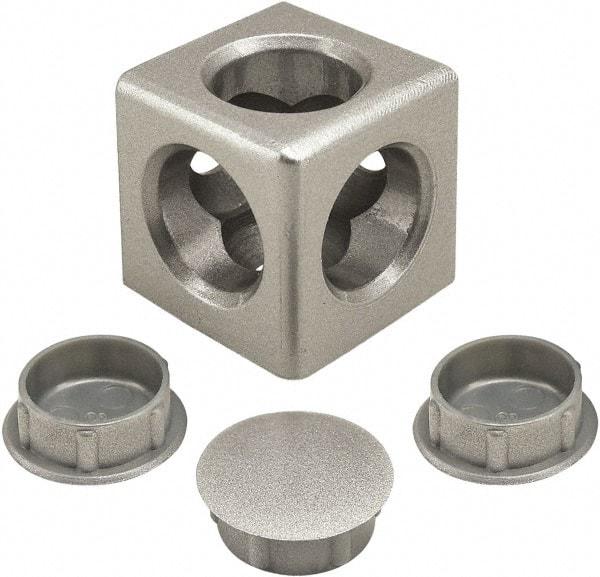 80/20 Inc. - 30mm Wide, Open Shelving Accessory/Component - Aluminum, Lacquered Finish, 30mm Long, Use with 25/30 Series - Exact Tool & Supply