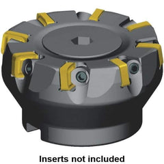 Kennametal - 3" Cut Diam, 1" Arbor Hole, 5.08mm Max Depth of Cut, 6° Indexable Chamfer & Angle Face Mill - 11 Inserts, SNXF 1204... Insert, 11 Flutes, Series KSSR - Exact Tool & Supply