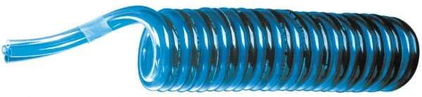 Advanced Technology Products - 10mm OD, Polyurethane Tube - Black, Clear Blue, Light Blue & Clear, 140 Max psi, 98 Shore A Hardness - Exact Tool & Supply