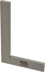 SPI - 5" Blade Length, 3" Base Length Steel Square - 0.0013" Accuracy, Beveled Edge - Exact Tool & Supply