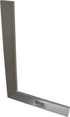 SPI - 10-1/2" Blade Length, 6-3/8" Base Length Steel Square - 0.0019" Accuracy, Beveled Edge - Exact Tool & Supply