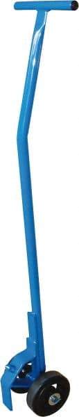 PRO-SOURCE - 1,000 Lb Capacity Steel Towing Handle - 50-1/2" High, 6" Wheels - Exact Tool & Supply