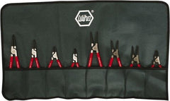 Wiha - 8 Piece Retaining Ring Plier Set - Comes in Box - Exact Tool & Supply