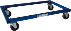 PRO-SOURCE - 400 Lb Capacity Steel Dual Purpose Dolly - 25" Long x 15" Wide x 3" High, 3" Wheels - Exact Tool & Supply