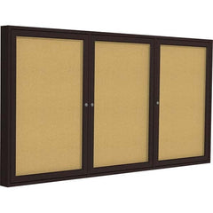 Ghent - Cork Bulletin Boards Style: Enclosed Cork Bulletin Boards Color: Natural Cork - Exact Tool & Supply