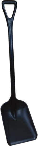 Remco - 13-7/8" High Square Plastic Shovel - 30-7/8" Long D-Grip Handle - Exact Tool & Supply