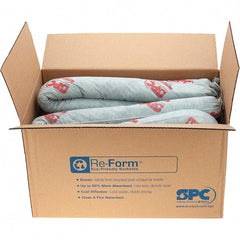 Brady SPC Sorbents - 12 Gal, 8' Long, 3" Diam, Polypropylene Sock - Universal, Brown - Exact Tool & Supply