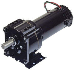 Bison Gear - 90 VDC, 170 RPM, 10.6:1 Gear Ratio, Parallel Gearmotor - 42 Torque, 1/8 hp, TENV Enclosure - Exact Tool & Supply