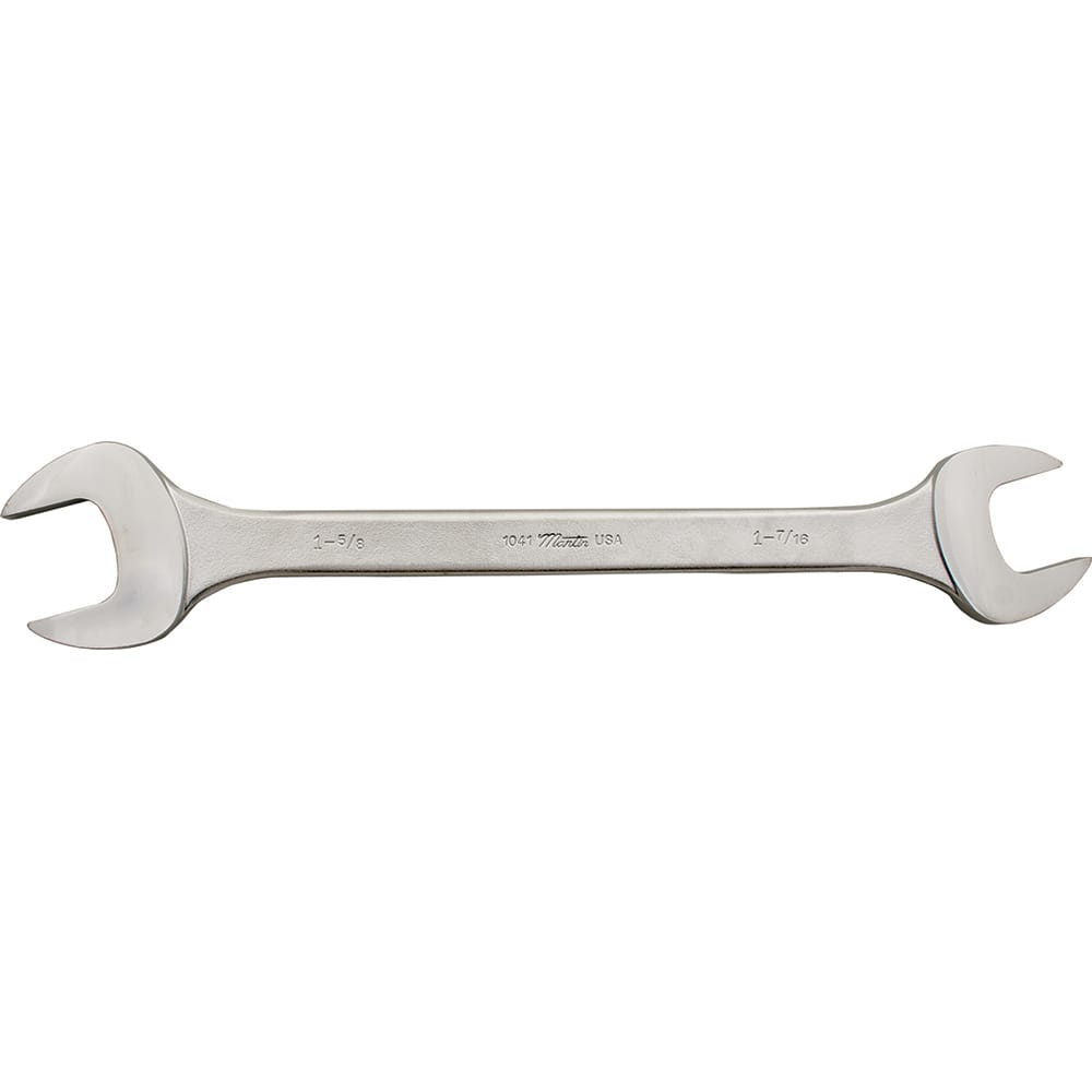 Martin Tools - Open End Wrenches; Wrench Type: Open End Wrench ; Tool Type: Dbl Open End Wrench ; Size (Inch): 11/16 x 7/8 ; Finish/Coating: Chrome ; Head Type: Open End ; Overall Length (Inch): 8-1/2 - Exact Tool & Supply