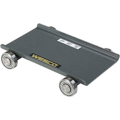 Wesco Industrial Products - 10,000 Lb Capacity Steel Machine Dolly - 11-3/4" Long x 8-1/2" Wide x 2-1/4" High, 2" Wheels - Exact Tool & Supply