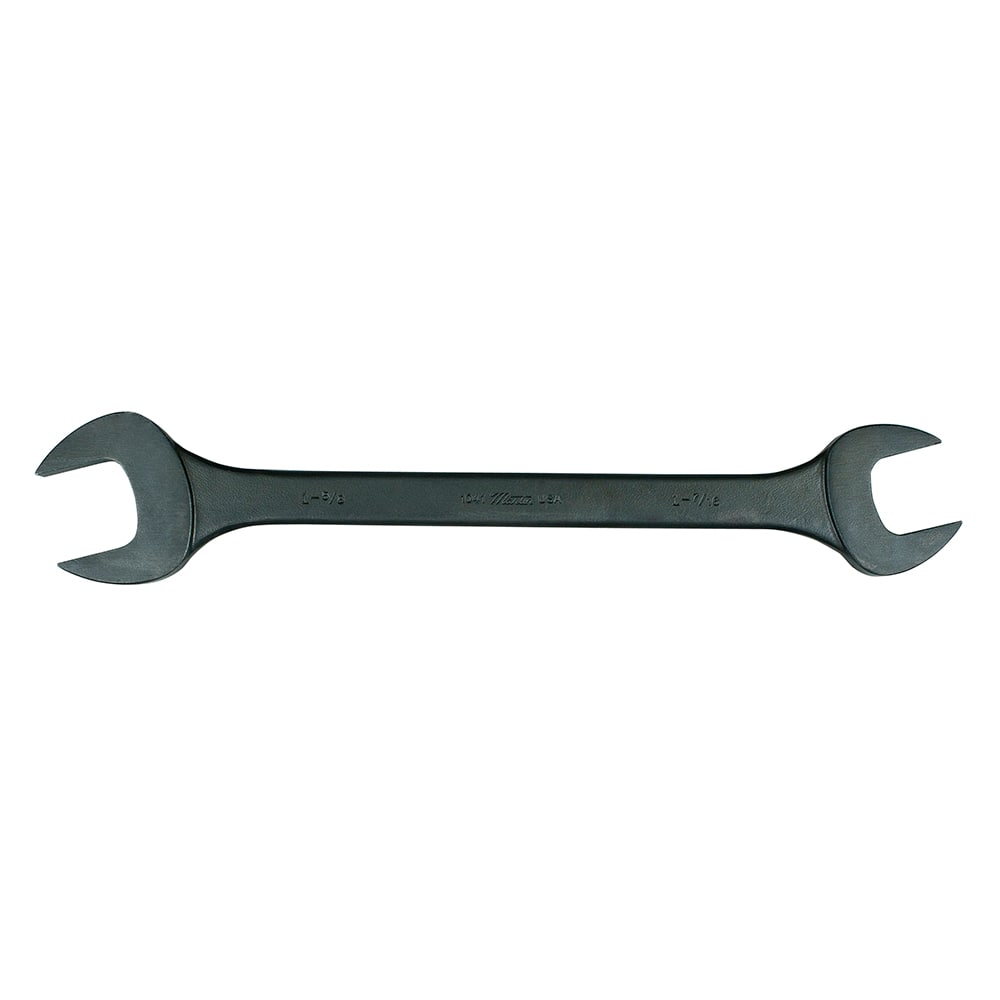 Martin Tools - Open End Wrenches; Wrench Type: Open End Wrench ; Tool Type: Dbl Open End Wrench ; Size (Inch): 11/16 x 7/8 ; Finish/Coating: Black Oxide ; Head Type: Open End ; Overall Length (Inch): 8-1/2 - Exact Tool & Supply