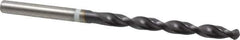Accupro - 4.5mm 118° Cobalt Jobber Drill - TiAlN Finish, Right Hand Cut, Parabolic Flute, Straight Shank, 80mm OAL, DX Point - Exact Tool & Supply