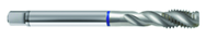 M20x1.5 6H 4-Flute PM Cobalt Blue Ring Semi-Bottoming 40 degree Spiral Flute Tap-Bright - Exact Tool & Supply