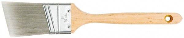 Ability One - Paint Brushes; Type: Paint Brush ; Bristle Shape: Angled ; Bristle Material: Polyester ; Bristle Length (Inch): 2 ; Width (Inch): 9/16 ; Handle Length (Inch): 5 - Exact Tool & Supply