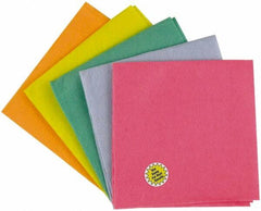 Ability One - Rags & Cloth Towels; Fabric Style: Chamois ; Material: Rayon ; Color: Orange ; Length (Inch): 20 ; Width (Inch): 23 ; Sheets per Package: 3 - Exact Tool & Supply