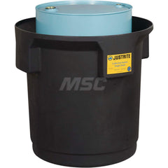 Justrite - Drum Storage Units & Lockers; Number of Drums: 1 ; Sump Capacity (Gal.): 66.00 ; Height (Inch): 32 ; Height (Feet): 2.670 ; Length (Decimal Inch): 31.2500 ; Length (Feet): 2.600 - Exact Tool & Supply