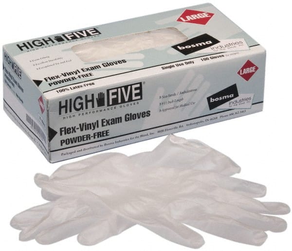 Ability One - Disposable/Single Use Gloves; Powder Style: Powder Free ; Material: Vinyl ; Thickness (mil): 5 ; Finish: Smooth ; Grade: Industrial ; FDA Approved: FDA Approved - Exact Tool & Supply