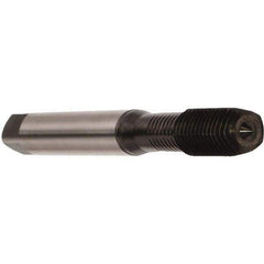 Emuge - M8x1.25 Metric 6HX Modified Bottoming Thread Forming Tap - Cobalt, Nitride Finish, 90mm OAL, 20mm Thread Length, Right Hand Thread, Series Druck - Exact Tool & Supply
