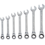 STANLEY® 7 Piece Metric Ratcheting Combination Wrench Set – 12 Point - Exact Tool & Supply