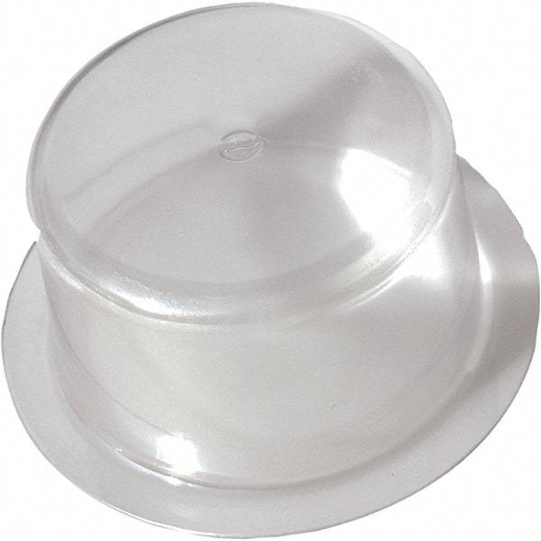 Made in USA - Flame Retardent ABS Housing Plastic Bearing Flange Mount - 2" Wide x 2-3/16" Outside Diam - Exact Tool & Supply