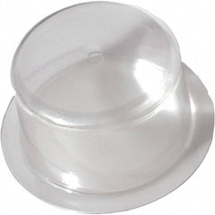 Made in USA - Flame Retardent ABS Housing Plastic Bearing Flange Mount - 3.7" Wide x 3.8875" Outside Diam - Exact Tool & Supply