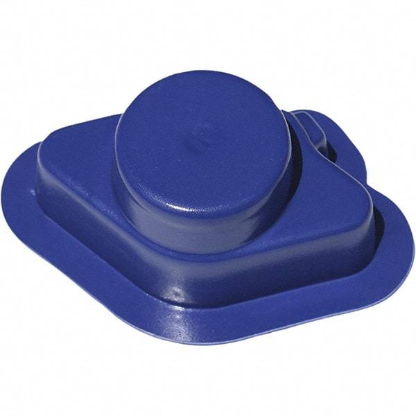 Made in USA - Flame Retardent ABS Housing Plastic Bearing Flange Mount - 6-1/2" Wide x 6-5/8" Outside Diam - Exact Tool & Supply