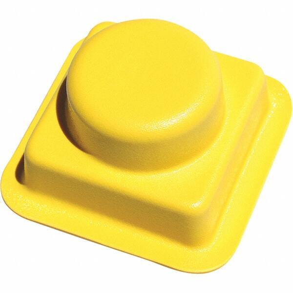 Made in USA - Flame Retardent ABS Housing Plastic Bearing Flange Mount - 4-3/8" Wide x 4-9/16" Outside Diam - Exact Tool & Supply