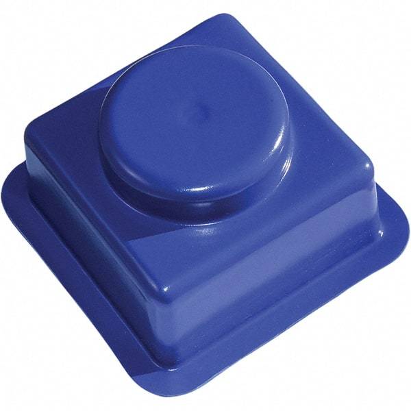 Made in USA - Flame Retardent ABS Housing Plastic Bearing Flange Mount - 4-3/8" Wide x 4-1/2" Outside Diam - Exact Tool & Supply