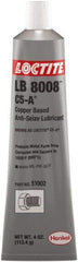 Loctite - 4 oz Tube Anti-Seize Lubricant - Copper, 1,800°F, Copper - Exact Tool & Supply