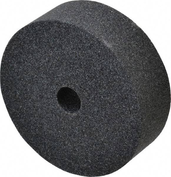 Norton - 60 Grit Silicon Carbide Type 1 Internal Grinding Wheel - 3" Diam x 1/2" Hole x 1" Thick, 10,825 Max RPM, Type 1 Medium Grade, M Hardness, Vitrified Bond, No Recess - Exact Tool & Supply