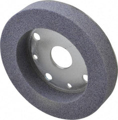 Norton - 6" Diam, 1-1/4" Hole Size, 1" Overall Thickness, 46 Grit, Type 2 Tool & Cutter Grinding Wheel - Coarse Grade, Aluminum Oxide, K Hardness, Vitrified Bond, 3,600 RPM - Exact Tool & Supply