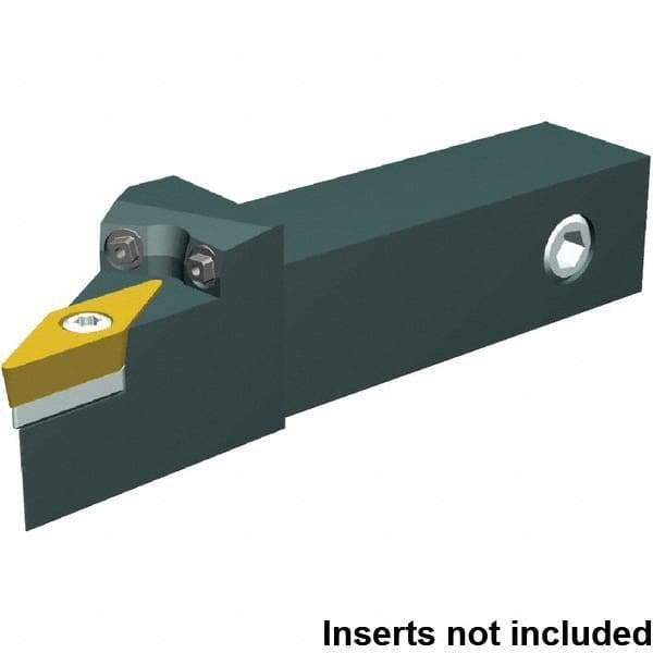 Kennametal - SVJC, Right Hand Cut, 93° Lead Angle, 25mm Shank Height x 25mm Shank Width, Neutral Rake Indexable Turning Toolholder - 115mm OAL, VBMT 16 04 08 Insert Compatibility, Series SVJC - Exact Tool & Supply