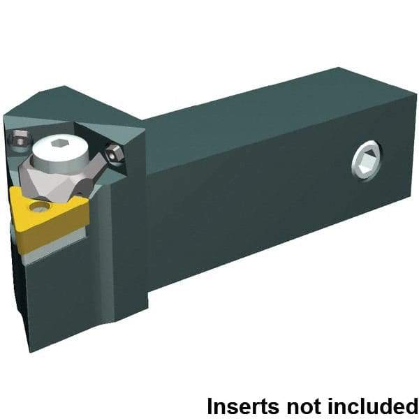 Kennametal - MTJN, Left Hand Cut, 93° Lead Angle, 20mm Shank Height x 20mm Shank Width, Negative Rake Indexable Turning Toolholder - 95mm OAL, TNMA 1604.. Insert Compatibility, Series Kenloc - Exact Tool & Supply