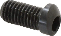 Mitee-Bite - 1/2-13 Screw, 3/8" Clamp Height, 1" Clamp Width, Knife Edge Clamps - 0.9" Extension Length, 4,000 Lb Holding Force, Carbon Steel, 6 Clamps - Exact Tool & Supply