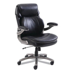 Serta - 44-1/2" High Executive Mid Back Chair - Exact Tool & Supply