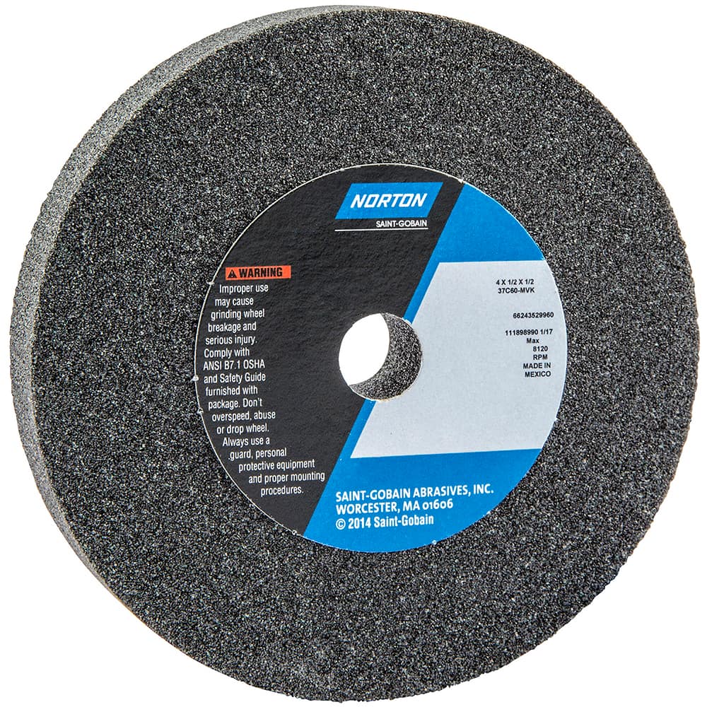 Norton - Surface Grinding Wheels Wheel Diameter (Decimal Inch): 4 Wheel Diameter (Inch): 4 - Exact Tool & Supply