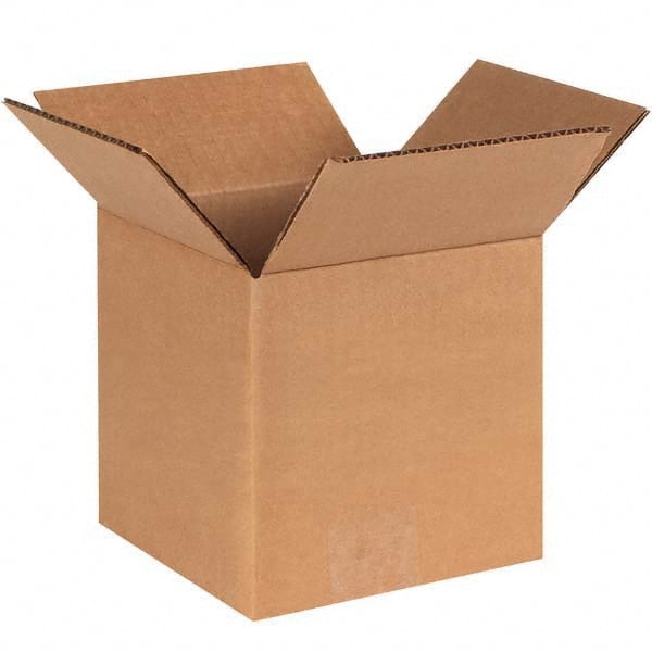 Made in USA - Pack of (25), 6" Wide x 6" Long x 6" High Moving Boxes - Exact Tool & Supply