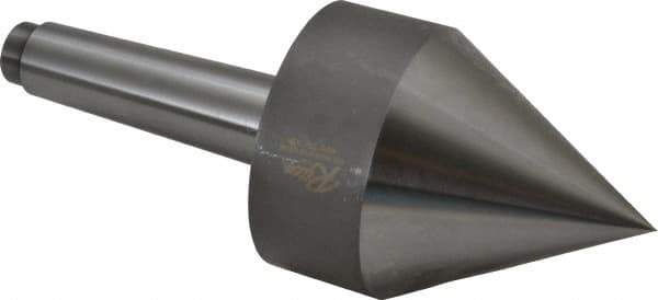 Riten - MT4 Taper Shank, Live Center - 3-1/2" Point Diam, 4-15/16" Point Len, 1,500 Lb Max Workpc, Pipe Nose Point - Exact Tool & Supply
