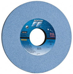 Norton - 12" Diam x 3" Hole x 1" Thick, I Hardness, 46 Grit Surface Grinding Wheel - Ceramic, Type 1, Coarse Grade, 2,070 Max RPM, Vitrified Bond, No Recess - Exact Tool & Supply