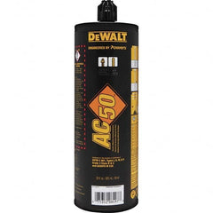 DeWALT Anchors & Fasteners - Anchoring Adhesives Adhesive Material: Acrylic Volume (fl. oz.): 28.00 - Exact Tool & Supply