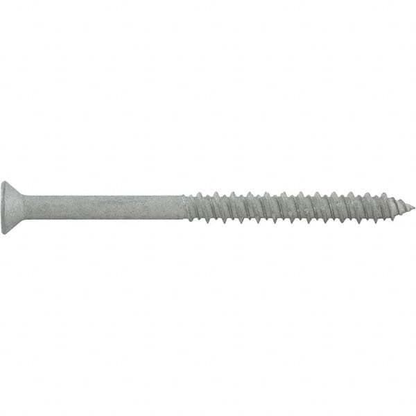 DeWALT Anchors & Fasteners - 1/4" Diam, 4 Overall Length, Phillips Drive Concrete Screw & Masonry Fastener - Exact Tool & Supply