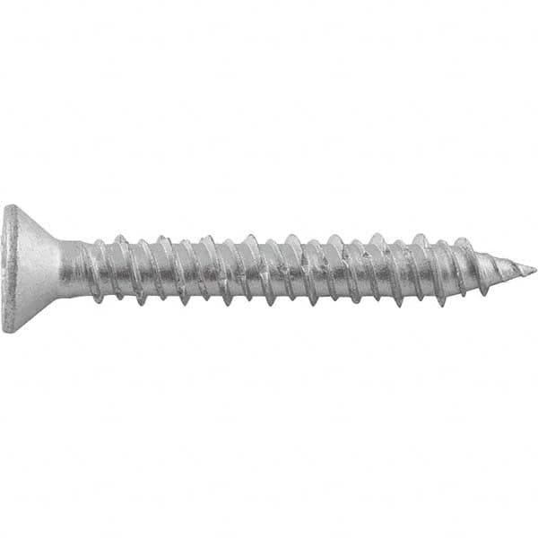DeWALT Anchors & Fasteners - 1/4" Diam, 3-1/4 Overall Length, Phillips Drive Concrete Screw & Masonry Fastener - Exact Tool & Supply
