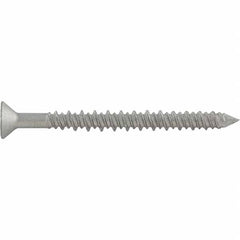 DeWALT Anchors & Fasteners - 3/16" Diam, 1-1/4 Overall Length, Phillips Drive Concrete Screw & Masonry Fastener - Exact Tool & Supply