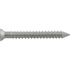 DeWALT Anchors & Fasteners - #14" Diam, 2-3/4 Overall Length, Phillips Drive Concrete Screw & Masonry Fastener - Exact Tool & Supply
