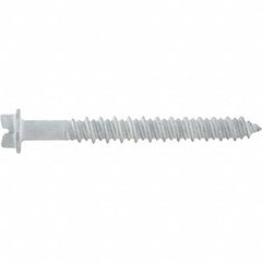 DeWALT Anchors & Fasteners - 1/4" Diam, 1-3/4 Length Under Head, Hex Drive Concrete Screw & Masonry Fastener - Exact Tool & Supply