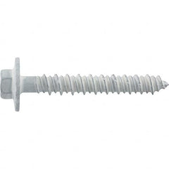 DeWALT Anchors & Fasteners - 1/4" Diam, 1-3/4 Length Under Head, Hex Drive Concrete Screw & Masonry Fastener - Exact Tool & Supply