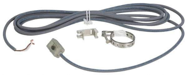 De-Sta-Co - PNP Output, Normally Open, Hall Effect Sensor, 0.5 Max Amps, 6 to 24 Volts, Power Clamp Switch - 1 Volt Max Drop, DC Current, 0.93" Long x 0.53" Wide x 0.37" High, 9 Ft Long Wire - Exact Tool & Supply