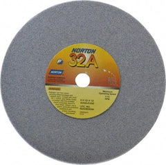 Norton - 6" Diam x 1/2" Hole x 1/2" Thick, K Hardness, 60 Grit Surface Grinding Wheel - Aluminum Oxide, Type 1, Medium Grade, 4,140 Max RPM, Vitrified Bond, No Recess - Exact Tool & Supply