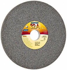 Norton - 8" Diam x 1-1/4" Hole x 1/2" Thick, H Hardness, 60 Grit Surface Grinding Wheel - Aluminum Oxide, Type 1, Medium Grade, 3,600 Max RPM, Vitrified Bond, No Recess - Exact Tool & Supply